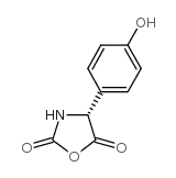 (R)-4-(4'-Hydroxyphenyl)oxazolidine-2,5-dione structure