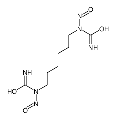 1-[6-(carbamoyl-nitroso-amino)hexyl]-1-nitroso-urea结构式