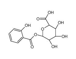 水杨酸酰基-β-D-葡萄糖醛酸结构式