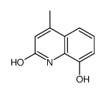 8-羟基-4-甲基-2(1h)-喹啉酮结构式