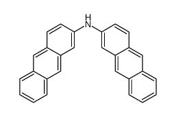 N-anthracen-2-ylanthracen-2-amine Structure