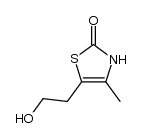 5-(2-hydroxy-ethyl)-4-methyl-3H-thiazol-2-one结构式