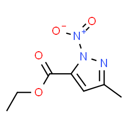 1H-Pyrazole-5-carboxylicacid,3-methyl-1-nitro-,ethylester(9CI)结构式