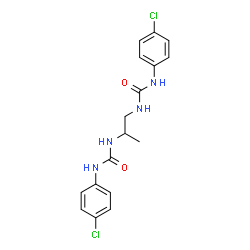 N',N'''-1,2-propanediylbis[N-(4-chlorophenyl)urea]结构式