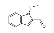 1-methoxyindole-2-carboxaldehyde结构式