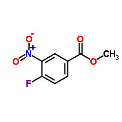 4-氟-3-硝基苯甲酸甲酯结构式
