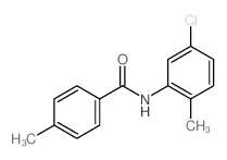 N-(5-Chloro-2-methylphenyl)-4-methylbenzamide结构式