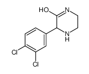 3-(3,4-二氯苯基)哌嗪-2-酮结构式