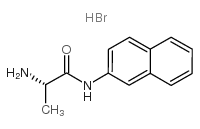 L-丙氨酸-βNA氢溴酸盐结构式