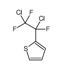 2-(1,2-Dichloro-1,2,2-trifluoroethyl)thiophene结构式
