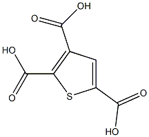 thiophene-2,3,5-tricarboxylic acid结构式