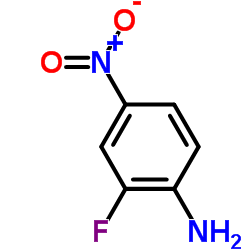 2-氟-4-硝基苯胺结构式
