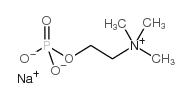 cholinphosphate sodium salt Structure