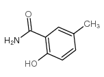 2-羟基-5-甲基苯甲酰胺结构式