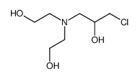 N-(3-Chlor-2-hydroxy-propyl)-N,N-bis-(2-hydroxy-aethyl)-amin结构式