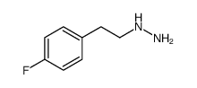 [2-(4-Fluorophenyl)ethyl]hydrazine Structure