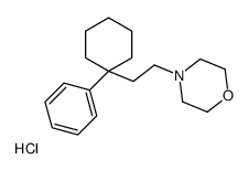4-[2-(1-phenylcyclohexyl)ethyl]morpholine,hydrochloride结构式