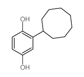 2-cyclooctylbenzene-1,4-diol结构式