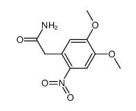 (4,5-dimethoxy-2-nitro-phenyl)-acetic acid amide Structure