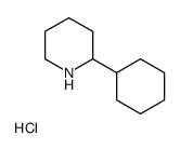 2-CYCLOHEXYLPIPERIDINE HYDROCHLORIDE结构式
