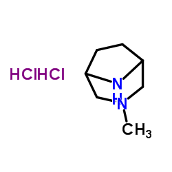 3-甲基-3,8-二氮杂双环[3.2.1]辛烷二盐酸盐结构式