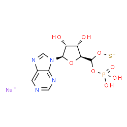 6-MERCAPTOPURINE RIBOSIDE 5''-PHOSPHATE SODIUM)结构式