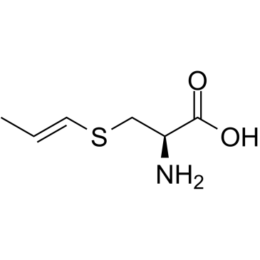 S-1-丙烯基-L-半胱氨酸结构式