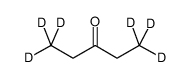 3-戊酮-D6结构式