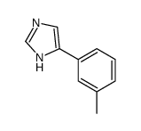 4-(3-甲基苯基)-1H-咪唑结构式