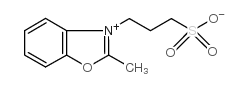 3-(2-甲基-1,3-苯并恶唑-3-基)-1-丙烷磺酸内盐结构式