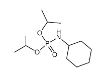 diisopropyl N-cyclohexylphosphoramidate结构式