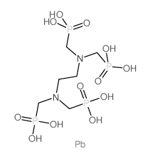 [2-(bis(phosphonomethyl)amino)ethyl-(phosphonomethyl)amino]methylphosphonic acid Structure