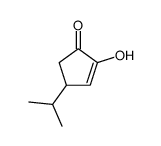 2-hydroxy-4-propan-2-ylcyclopent-2-en-1-one Structure