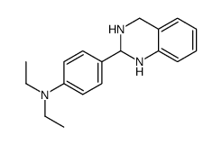 N,N-diethyl-4-(1,2,3,4-tetrahydroquinazolin-2-yl)aniline结构式