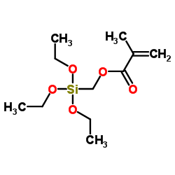 (Triethoxysilyl)methyl methacrylate Structure