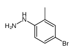 (4-溴-2-甲基苯基)肼结构式