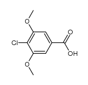 4-chloro-3,5-dimethoxybenzoic acid结构式