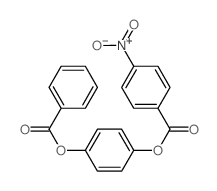 (4-benzoyloxyphenyl) 4-nitrobenzoate Structure