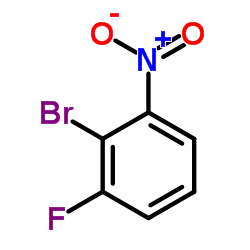 2-溴-3-氟硝基苯结构式