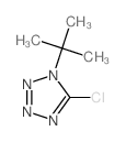 5-chloro-1-tert-butyl-tetrazole结构式