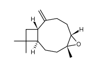 β-caryophyllene-4β,5α-epoxide Structure