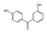 (3-hydroxyphenyl)-(4-hydroxyphenyl)methanone结构式