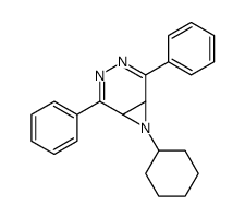 7-cyclohexyl-2,5-diphenyl-3,4,7-triazabicyclo[4.1.0]hepta-2,4-diene Structure