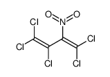 1,1,2,4,4-pentachloro-3-nitrobuta-1,3-diene结构式