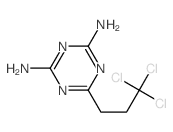 1,3,5-Triazine-2,4-diamine,6-(3,3,3-trichloropropyl)-结构式