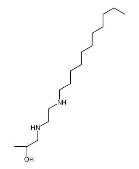 (2R)-1-[2-(undecylamino)ethylamino]propan-2-ol结构式
