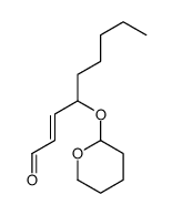 4-(oxan-2-yloxy)non-2-enal Structure