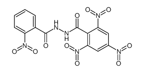 N-(2-nitro-benzoyl)-N'-(2,4,6-trinitro-benzoyl)-hydrazine Structure