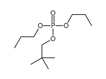 2,2-dimethylpropyl dipropyl phosphate Structure
