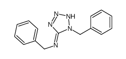 N,1-dibenzyltetrazol-5-amine结构式